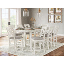 Signature Design by Ashley Robbinsdale Counter Height Dining Table with Trestle Base D642-32 IMAGE 9