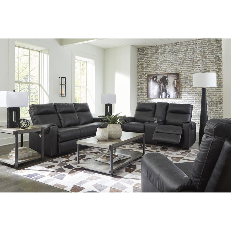 Signature Design by Ashley Axtellton 3410596 Double Reclining Power Loveseat with Console IMAGE 12