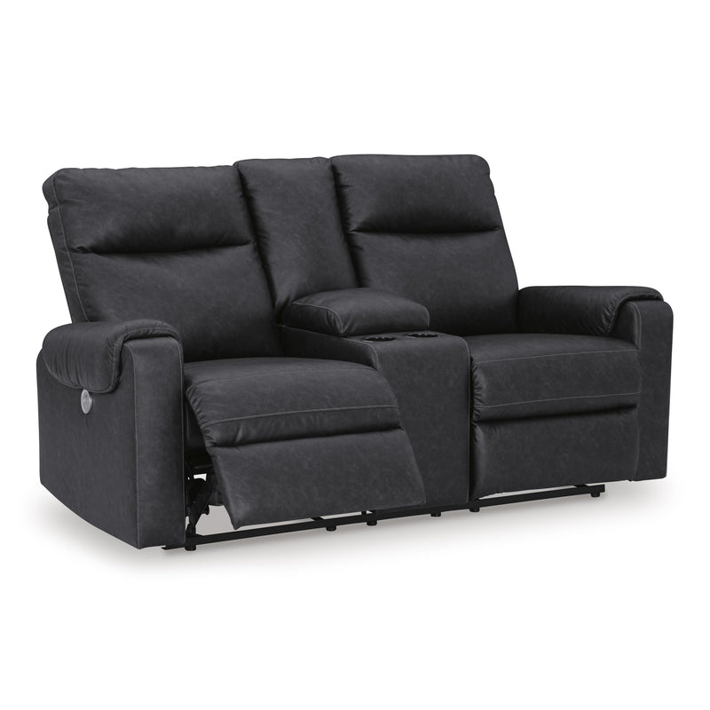Signature Design by Ashley Axtellton 3410596 Double Reclining Power Loveseat with Console IMAGE 2