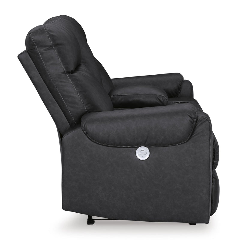 Signature Design by Ashley Axtellton 3410596 Double Reclining Power Loveseat with Console IMAGE 4