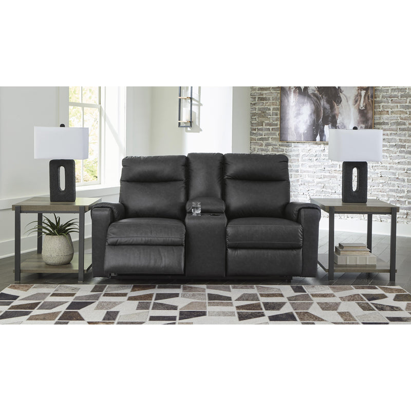 Signature Design by Ashley Axtellton 3410596 Double Reclining Power Loveseat with Console IMAGE 6