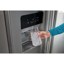 Maytag 36 in. 25 cu. ft.  Side-by-Side Refrigerator MRSF4036PZ IMAGE 7