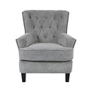 Jofran Bryson Stationary Fabric Accent Chair BRYSON-CH-ASH IMAGE 2