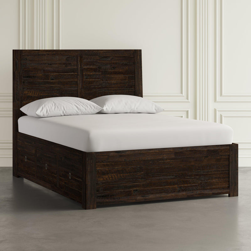 Jofran Kona Grove Queen Platform Bed with Storage 707-85/707-86/707-87/707-87 IMAGE 6