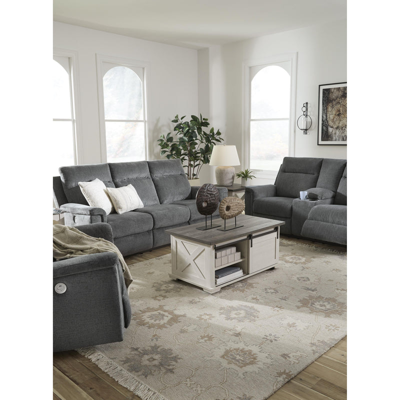 Signature Design by Ashley Barnsana Power Reclining Fabric Loveseat with Console 3320296C IMAGE 11