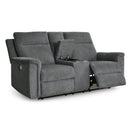 Signature Design by Ashley Barnsana Power Reclining Fabric Loveseat with Console 3320296C IMAGE 2