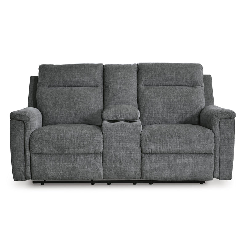 Signature Design by Ashley Barnsana Power Reclining Fabric Loveseat with Console 3320296C IMAGE 3