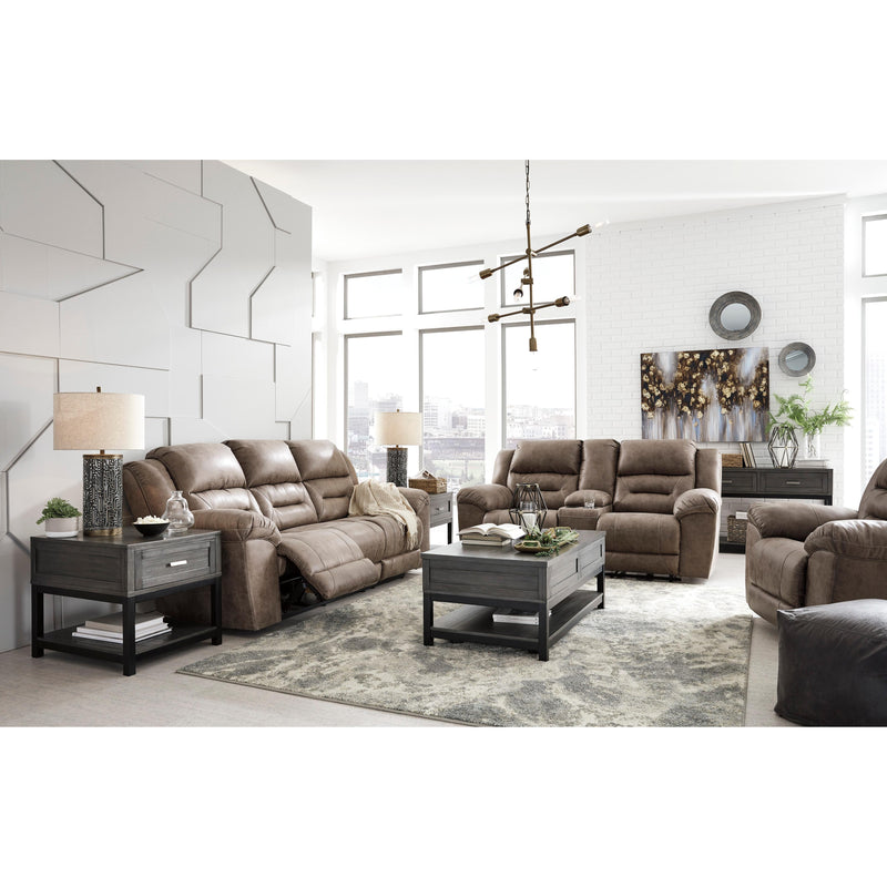 Signature Design by Ashley Stoneland Power Reclining Leather Look Sofa 3990587C IMAGE 9