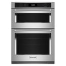 KitchenAid 30-inch, 6.4 cu. ft. Built-in Combination Wall Oven with Microwave with Air Fry KOEC530PPS IMAGE 1