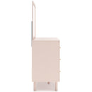 Signature Design by Ashley Wistenpine 6-Drawer Dresser with Mirror B1323-221/B1323-36 IMAGE 4