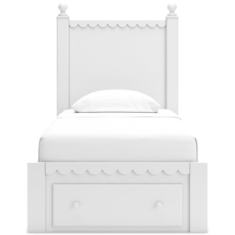 Signature Design by Ashley Mollviney Twin Panel Bed with Storage B2540-53/B2540-52S/B2540-83 IMAGE 3