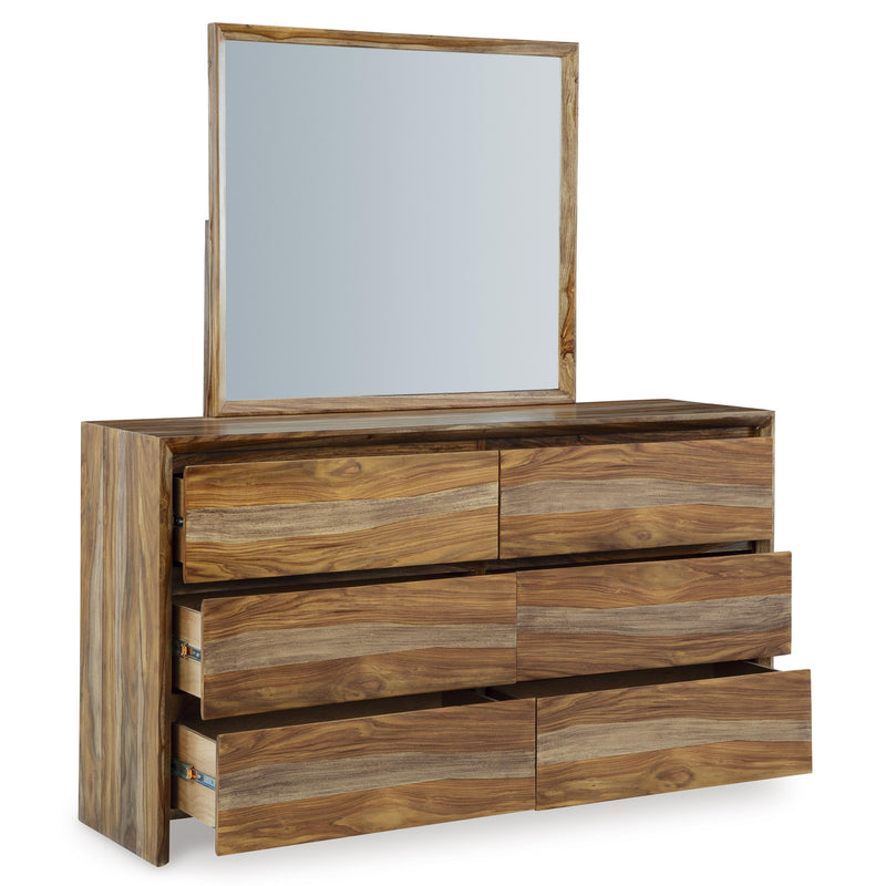 Signature Design by Ashley Dressonni 6-Drawer Dresser with Mirror B790-31/B790-36 IMAGE 2