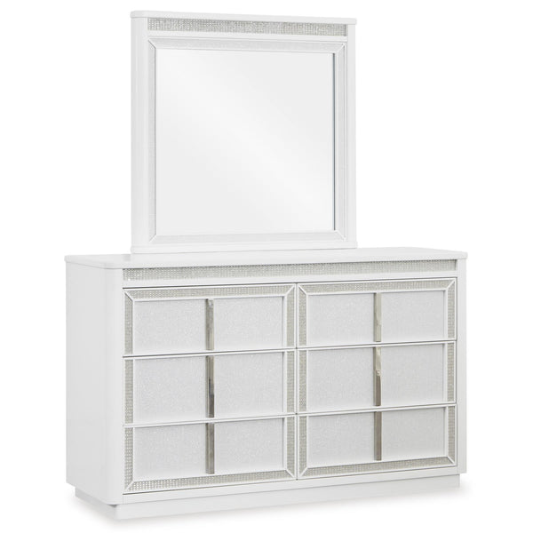 Signature Design by Ashley Chalanna 6-Drawer Dresser with Mirror B822-31/B822-36 IMAGE 1