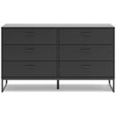 Signature Design by Ashley Socalle 6-Drawer Dresser EB1865-231 IMAGE 3