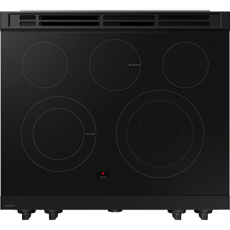  Samsung 6.3 cu. ft. Bespoke Smart Slide-In Electric Range NSE6DG8500SR/AC IMAGE 3