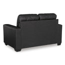 Benchcraft Barlin Mills Stationary Leather Look Loveseat 1700435 IMAGE 4