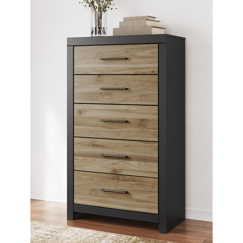 Signature Design by Ashley Vertani 5-Drawer Chest B2073-46 IMAGE 7