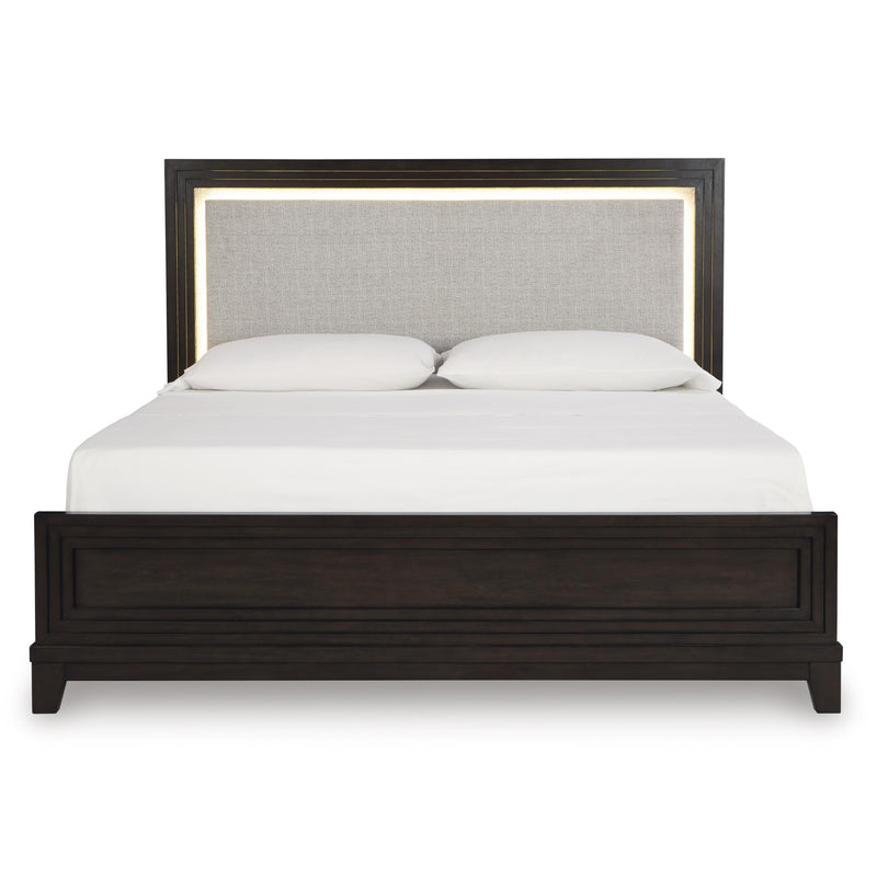 Signature Design by Ashley Neymorton King Upholstered Panel Bed B618-58/B618-56/B618-97 IMAGE 3