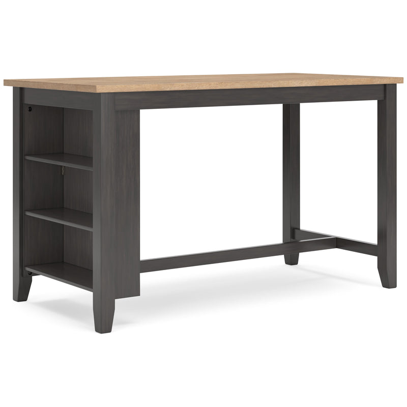 Signature Design by Ashley Gesthaven Counter Height Dining Table with Trestle Base D396-13 IMAGE 1