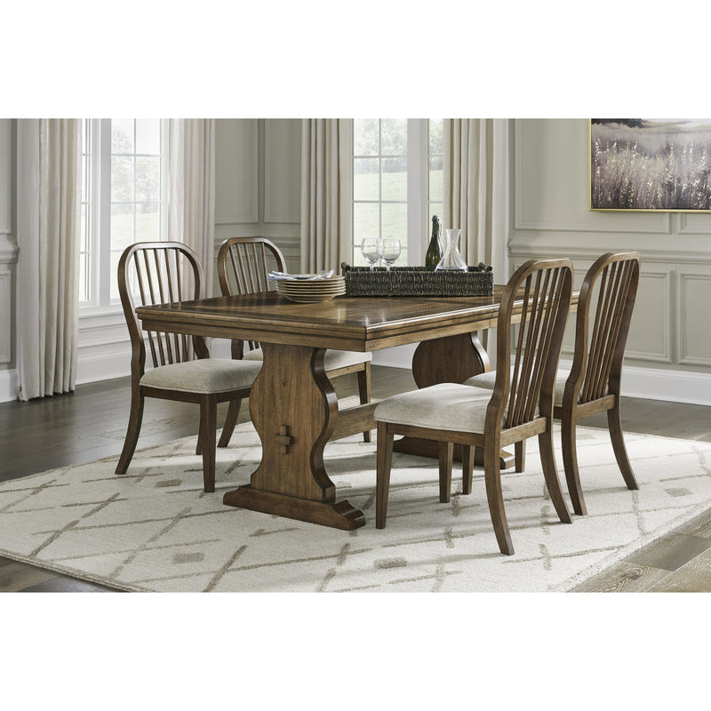 Benchcraft Sturlayne Dining Table with Trestle Base D787-35 IMAGE 12