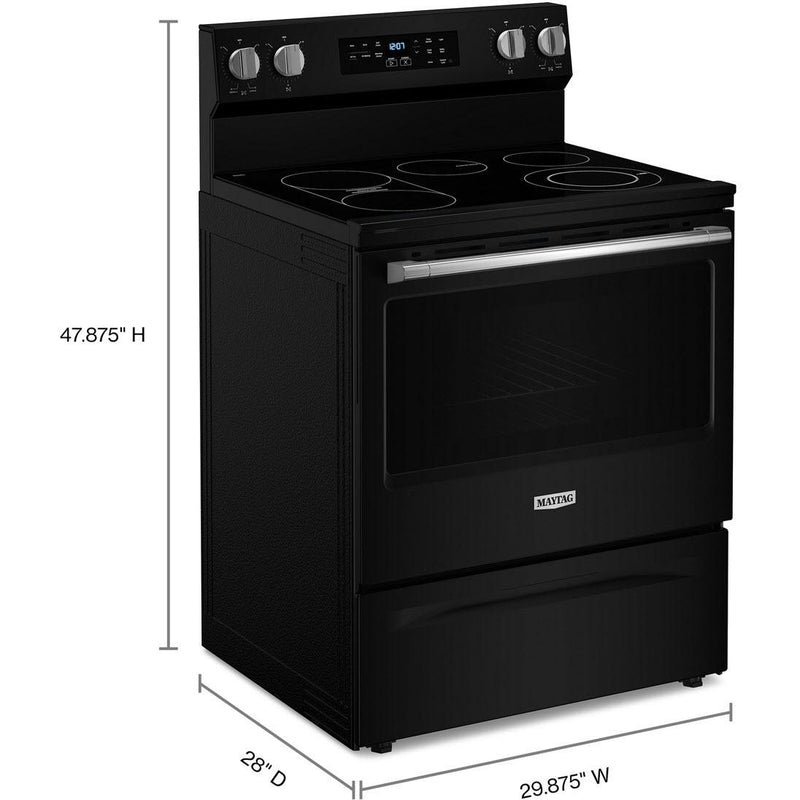 Maytag 30-inch Freestanding Electric Range with Convection Technology YMFES6030RB IMAGE 14