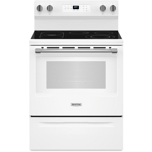 Maytag 30-inch Freestanding Electric Range with Convection Technology YMFES6030RW IMAGE 1