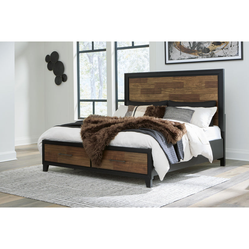 Signature Design by Ashley Kraeburn King Panel Bed with Storage B496-58/B496-56S/B496-197 IMAGE 6