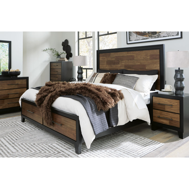 Signature Design by Ashley Kraeburn King Panel Bed with Storage B496-58/B496-56S/B496-197 IMAGE 7