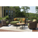 Signature Design by Ashley Horizon Hall P572-821 Swivel Lounge with  Cushion IMAGE 10