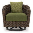 Signature Design by Ashley Horizon Hall P572-821 Swivel Lounge with  Cushion IMAGE 2
