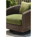 Signature Design by Ashley Horizon Hall P572-821 Swivel Lounge with  Cushion IMAGE 6