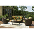 Signature Design by Ashley Horizon Hall P572-821 Swivel Lounge with  Cushion IMAGE 8