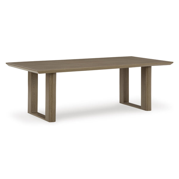 Signature Design by Ashley Serene Bay P671-625 Rectangular Dining Table with Umbrella Option IMAGE 1