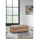Signature Design by Ashley Lombardia Leather Match Ottoman 5730214C IMAGE 5