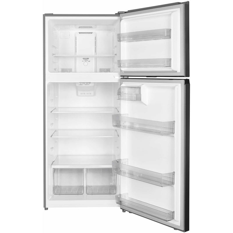 Danby 28-inch, 18 cu. ft. Freestanding Top Freezer Refrigerator DFF176B1SLDB IMAGE 4