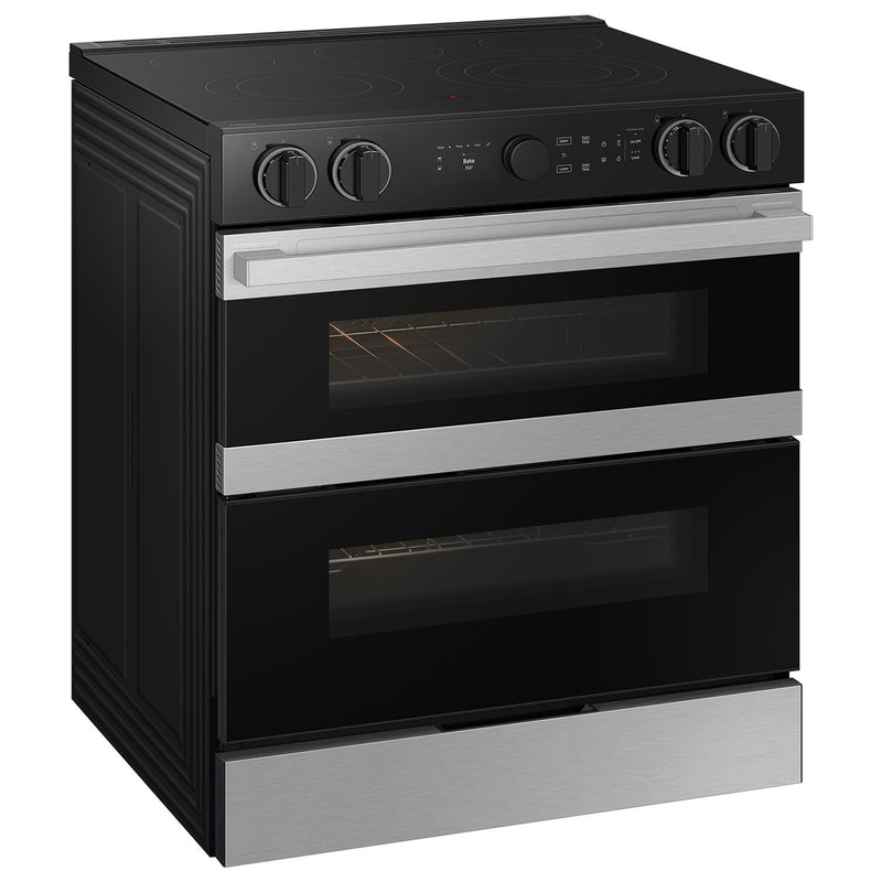 Samsung 30-inch Slide-in Electric Range with Wi-Fi NSE6DG8550SRAC IMAGE 8