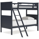  Signature Design by Ashley Nextonfort B396B12 Twin over Twin Bunk Bed with Mattresses IMAGE 1