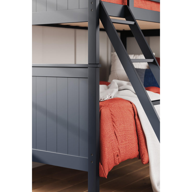 Signature Design by Ashley Nextonfort B396B12 Twin over Twin Bunk Bed with Mattresses IMAGE 5