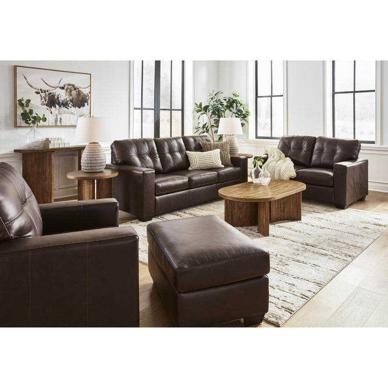 Signature Design by Ashley Santorine Stationary Leather Match Loveseat 2170635C IMAGE 9