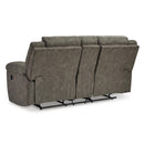 Signature Design by Ashley Laresview Reclining Fabric Loveseat with Console 3720394C IMAGE 5