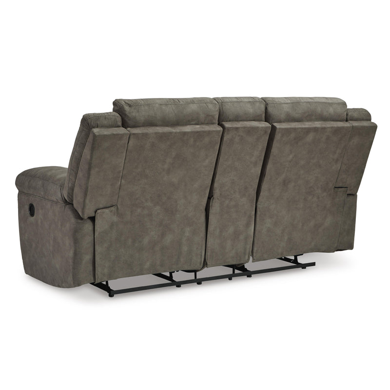 Signature Design by Ashley Laresview Reclining Fabric Loveseat with Console 3720394C IMAGE 5