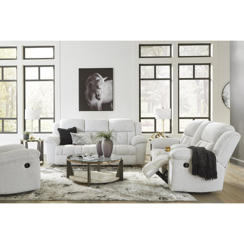 Signature Design by Ashley Frohn Reclining Fabric Loveseat with Console 3740594C IMAGE 12