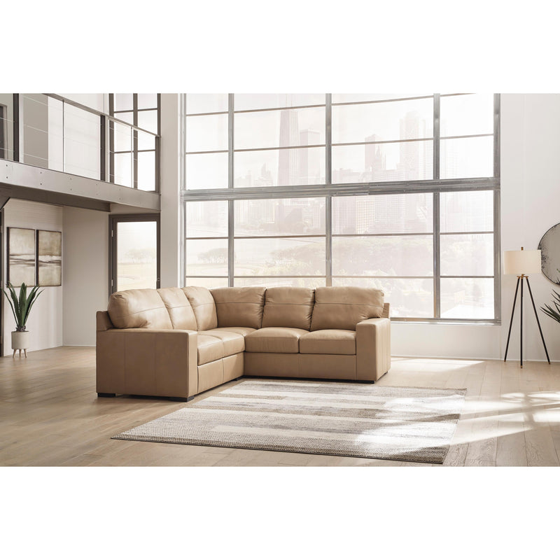 Signature Design by Ashley Bandon Leather Look 2 pc Sectional 3800655C/3800649C IMAGE 3