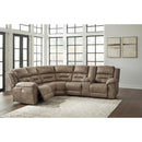 Signature Design by Ashley Ravenel Power Reclining Leather Look 3 pc Sectional 8310663C/8310677C/8310690C IMAGE 3