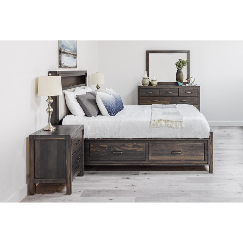 Mako Wood Furniture Stella King Upholstered Bed with Storage DRSG-100-ST-UP-K IMAGE 4