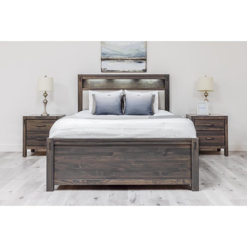 Mako Wood Furniture Stella King Upholstered Bed with Storage DRSG-100-ST-UP-K IMAGE 7