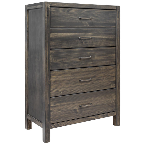 Mako Wood Furniture Stella 5-Drawer Chest DRSG-100-30-2D IMAGE 1