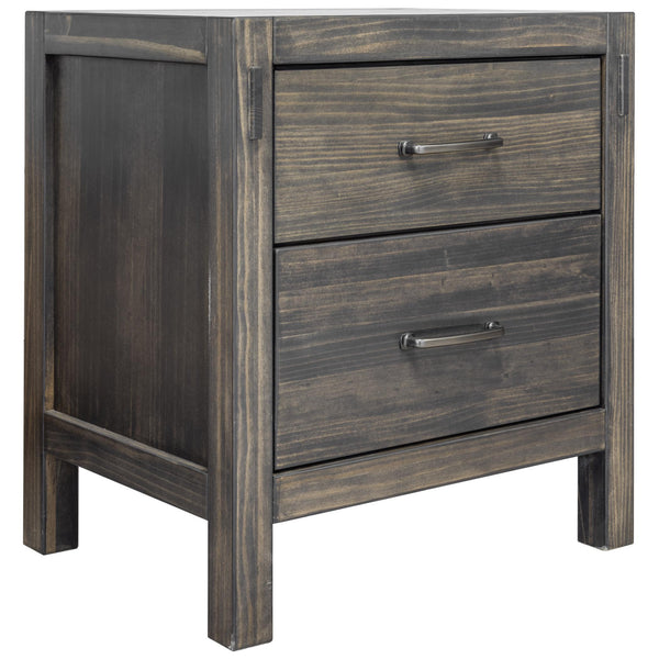 Mako Wood Furniture Stella 2-Drawer Nightstand DRSG-100-60-1D IMAGE 1