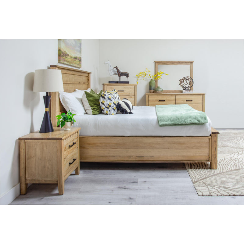 Mako Wood Furniture Harlow King Upholstered Bed with Storage DRSG-300-FBST-K IMAGE 3