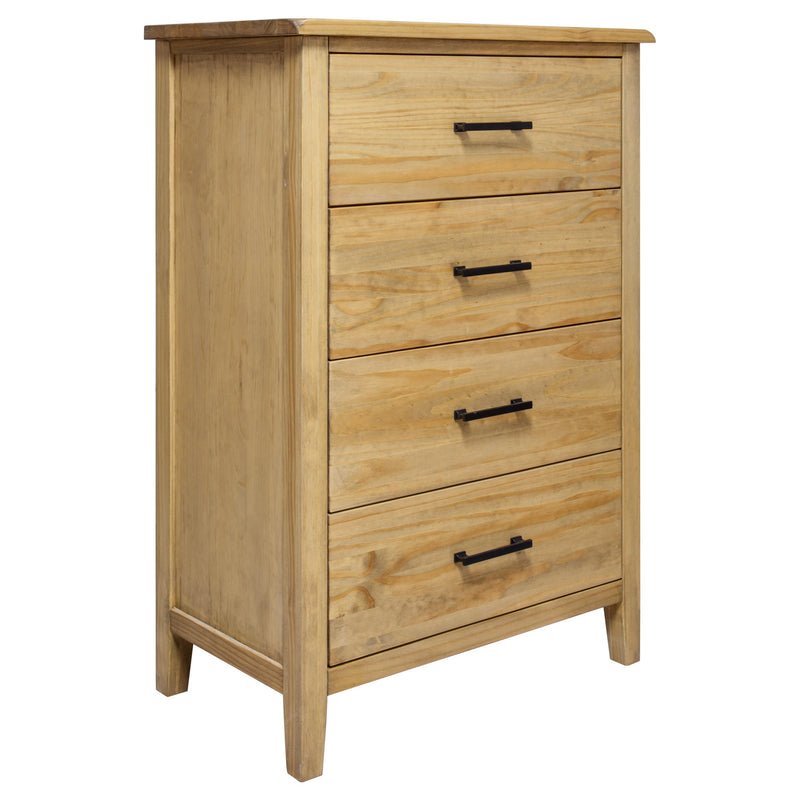 Mako Wood Furniture Harlow 4-Drawer Chest DRSG-300-29 IMAGE 2